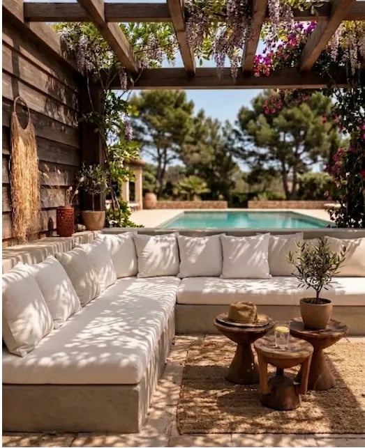 Indoor and outdoor cushions